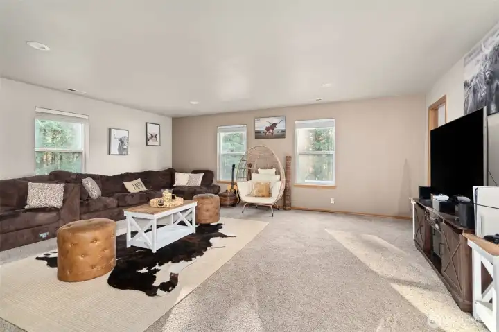 Upper loft/living rm