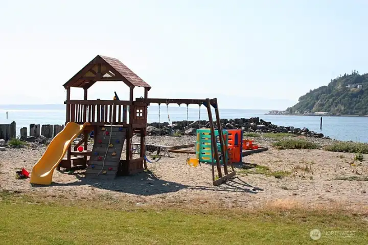 seaside play area,