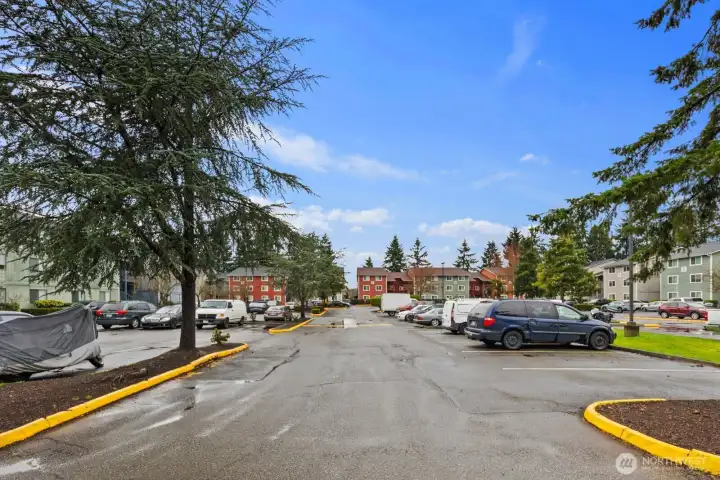 Head straight and you will see Building P ahead of you