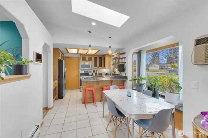 Kitchen with eating space