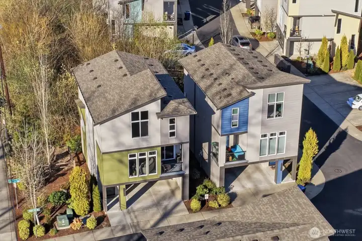 Greenspace to the north of the home connects you with nature and gives the home a more private, peaceful feel.