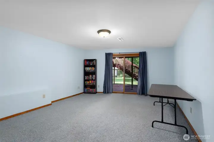 Lower Level Rec/Exercise Room