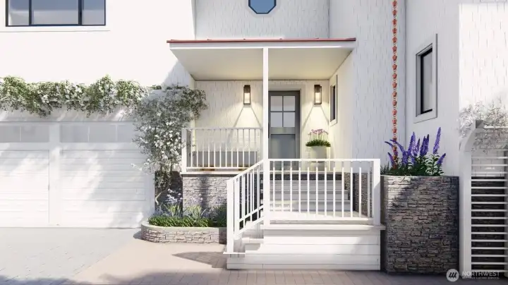 Rendering of potential entrance Rendering of potential entrance
