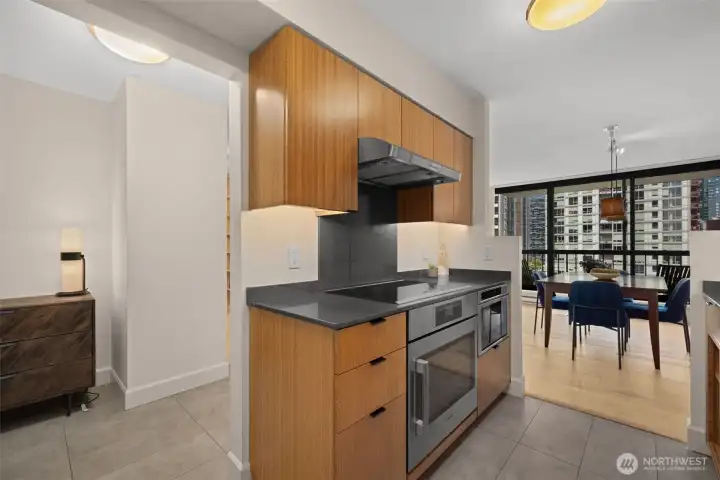 A well appointed kitchen with everything you need at your fingertips.