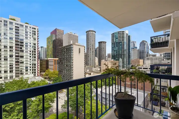 View from primary bedroom balcony.