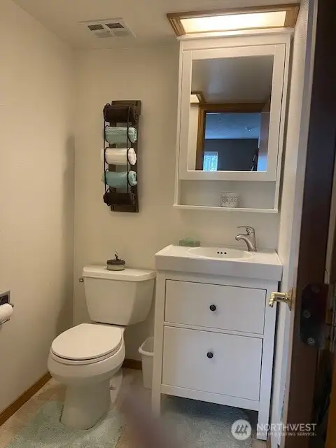 3/4 bath off the primary bedroom