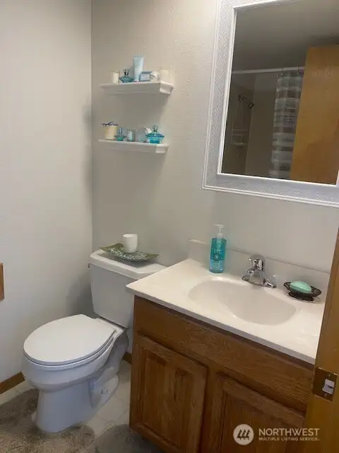 Full Downstairs Bathroom across from Bedroom 2 & 3