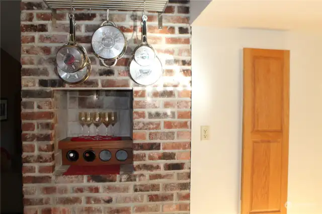 Wine area off kitchen