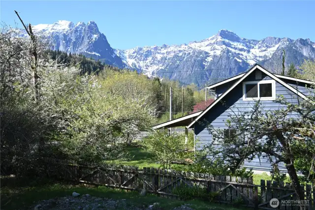 VIEW from bdrm!  Envision glass doors to a deck ~Possibilities!