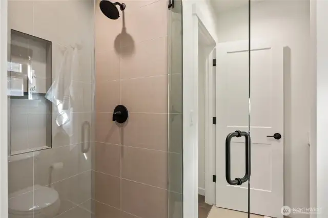 Beautiful tile shower