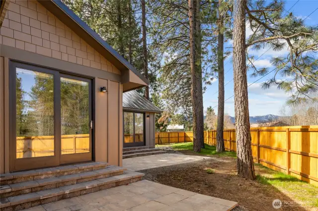 Paver patios off primary bed and Great Room