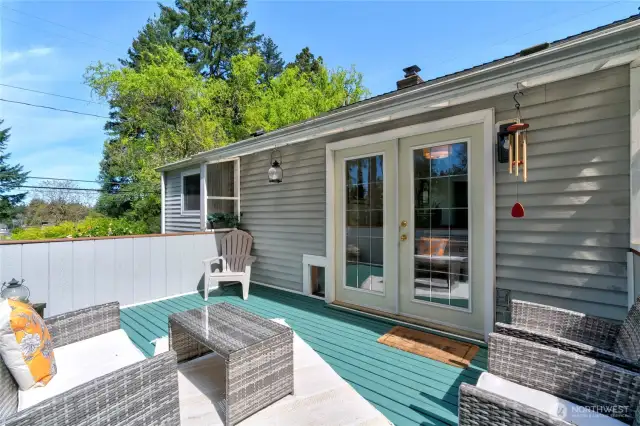 Back deck