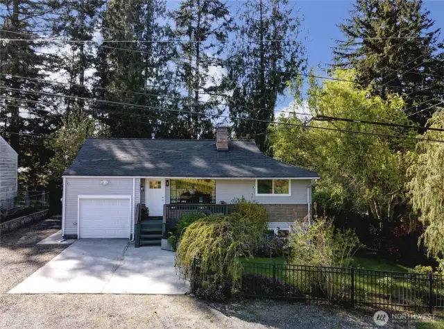 Large sunny corner lot