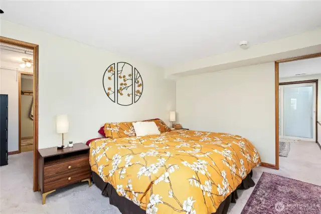 Downstairs master bedroom