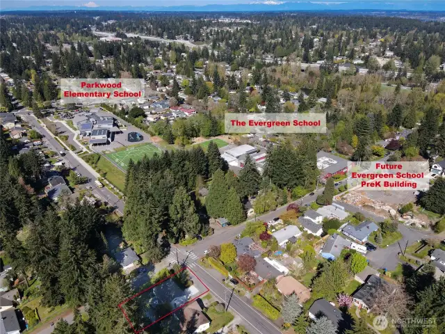 Family friendly neighborhood near schools.