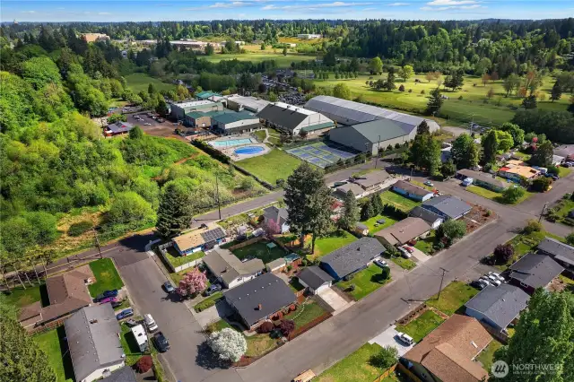 Walking distance to Tumwater Valley Golf & Athletic Club