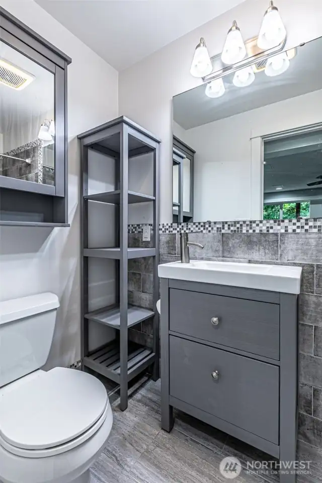 3/4 bath downstairs