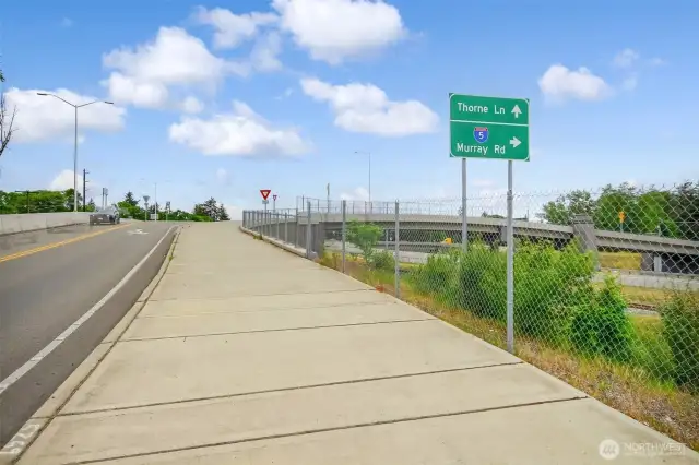 Quick access to i5 right off Union Ave roundabout for great traffic flow