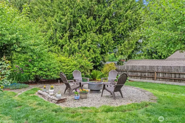 Back yard, top level
