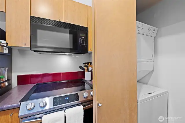 In-unit washer and dryer