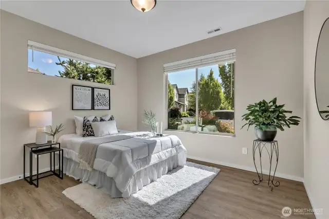 You will also find a large main level bedroom, office or flex space.