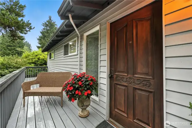 Welcoming Entrance.
