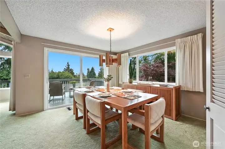 Host unforgettable dinners with stunning views to impress your guests