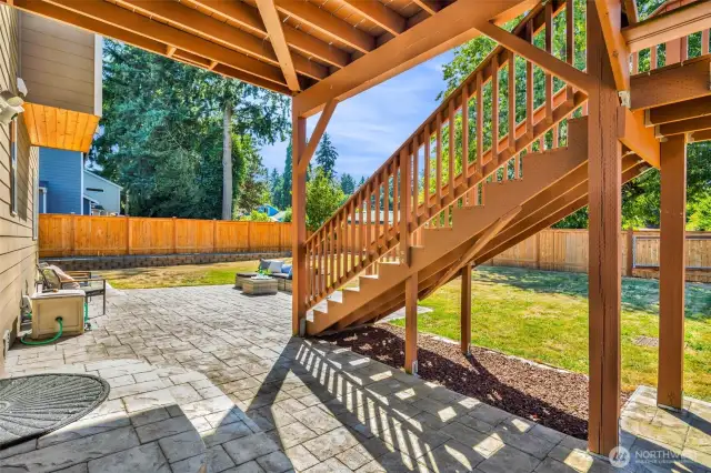 Stairs to Lower Level Patio