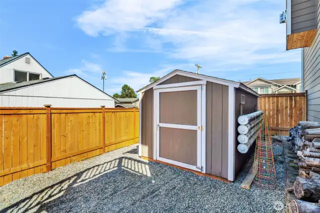 Shed Included