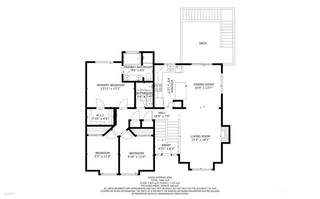 Upper Level Floorplan