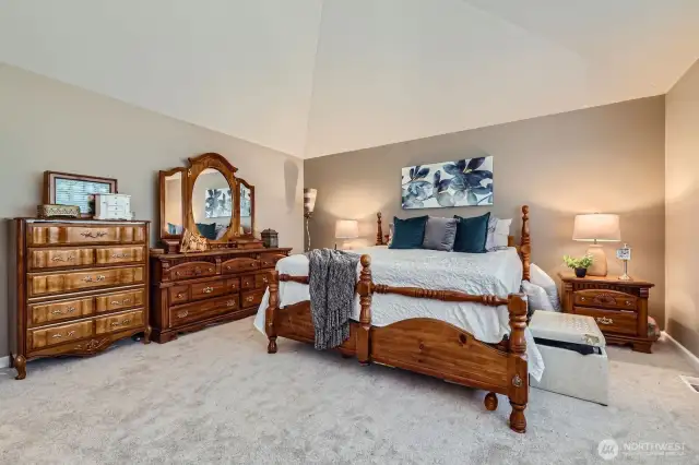 Another view of the primary bedroom.