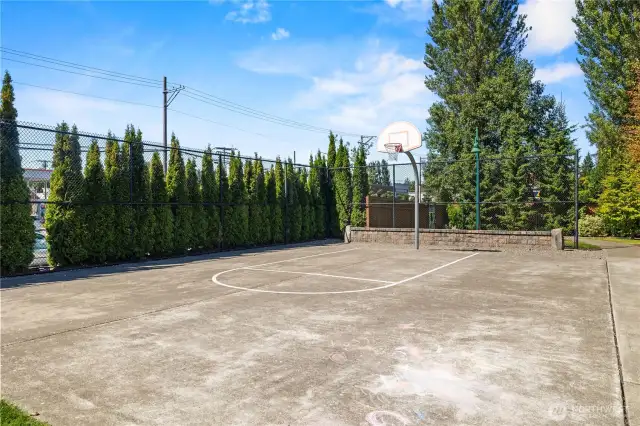 Community athletic court.