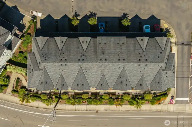 Birds eye view.