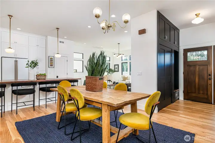 Entertain a plethora of people or just dine on your own.