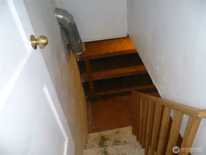Stairway to basement