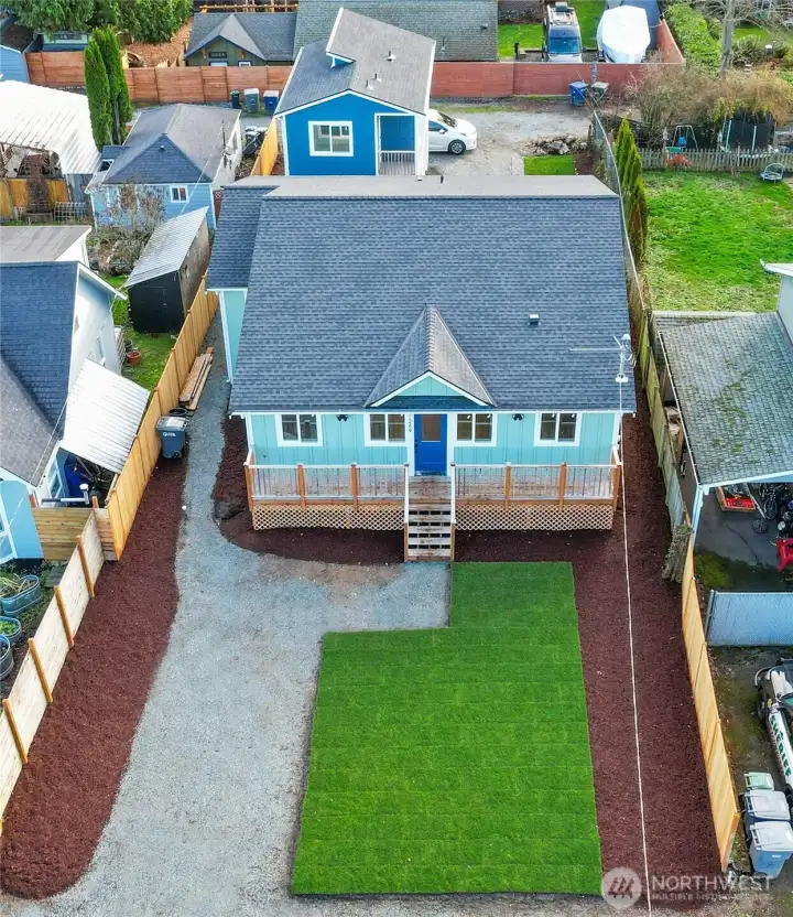 All new construction from the foudnation up with expanded new foudnation for extension