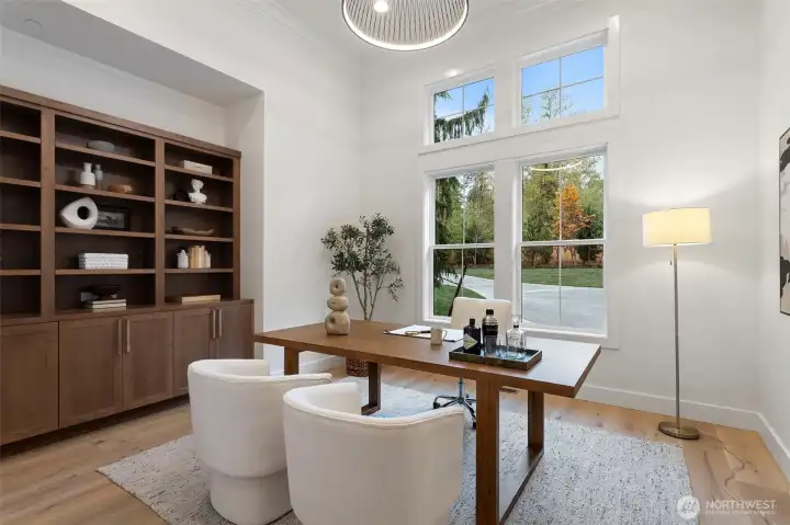 Work from home in this stunning light-filled office. Enjoy close proximity to the Microsoft Main Campus, SpaceX, and Starlink that creates quick, effortless commutes to work and innovation.