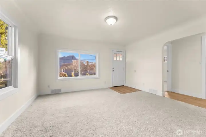 Living Room as viewed from the kitchen