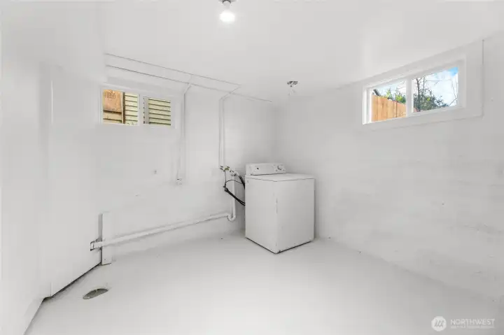 Basement Laundry Room