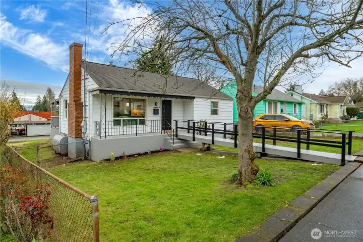 Barrier free access ramp can stay or be removed.