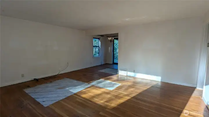 View from front entry