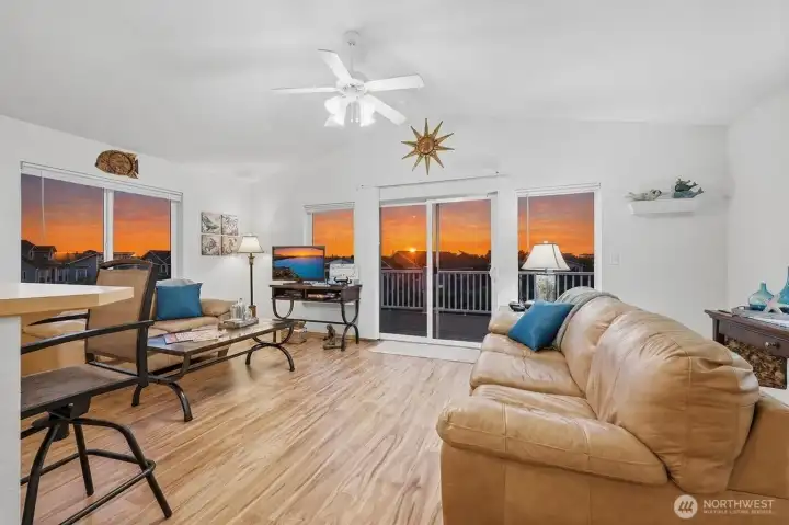 Enjoy lovely sunsets in this beautiful home!