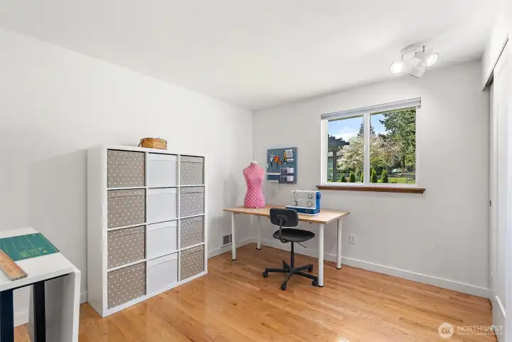 1st bedroom/office off of the hall
