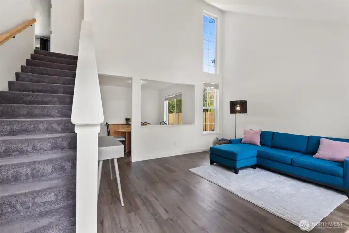 Huge vaulted ceilings!