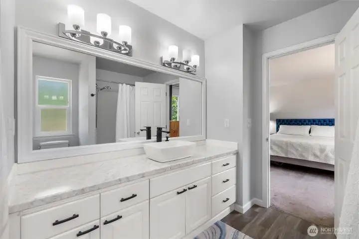 En suite bathroom