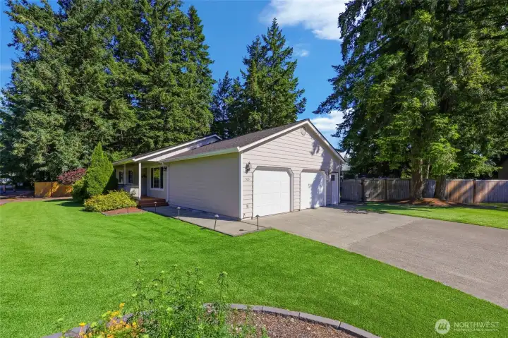 Corner lot- over half an acre- gated back entry off Rainier Acres RD too!