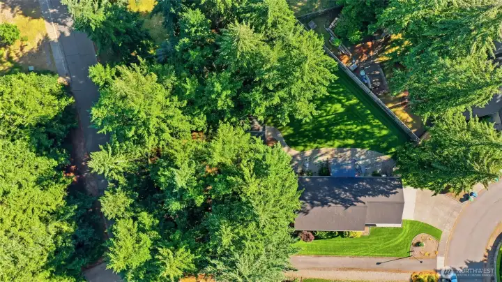 Large lot- tons of privacy and a back Gated Entrance too.  Must see!