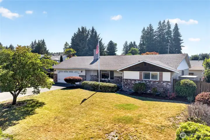 Tucked on a quiet cul-de-sac and set back across your lovely lawn with cement curbing rests this solid, single level home that's the perfect starter or right-sizer home. A roomy 2 car garage & plenty of driveway parking add convenience and the estimated 50 year roof is believed have been installed in 2019