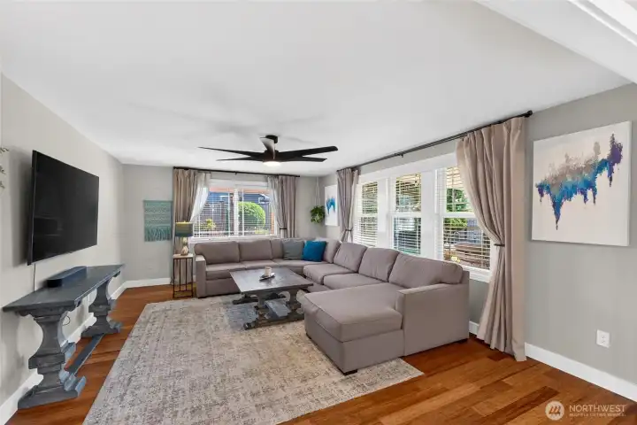 The entire interior of the home including ceilings & doors have been freshly painted and all new wide baseboard trim also installed throughout