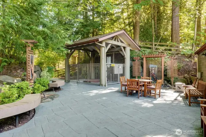Community Hot Tub and outside lounge area Community Hot Tub and outside lounge area